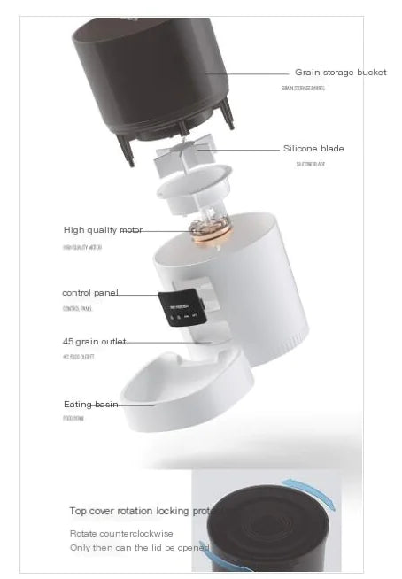 Pet Feeder with Camera & App Control Never Miss a Mealtime