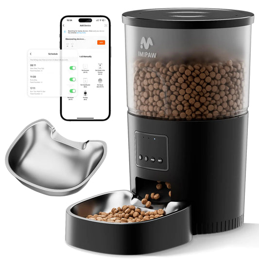 Smart Automatic Pet Feeder WiFi Enabled for Cats & Small Dogs