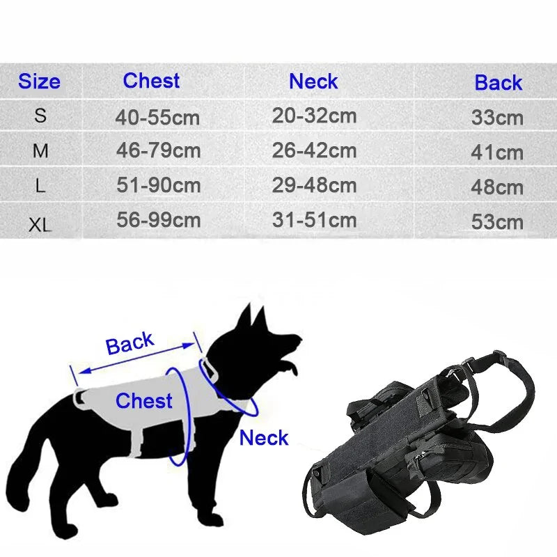 Very Reliable Tactical Military Dog Harness