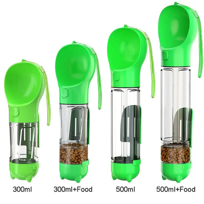 Travel-Ready Multifunctional Pet Bottle Water & Food in One