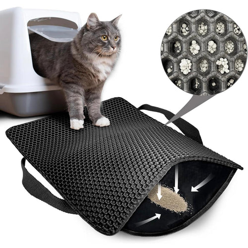 ComfortSoft Cat Litter Mat Mess Free  Hassle-Free Clean-Up