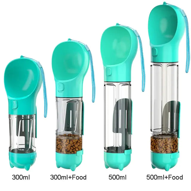 Travel-Ready Multifunctional Pet Bottle Water & Food in One